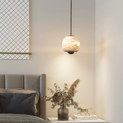 Planet Alabaster Pendant Light