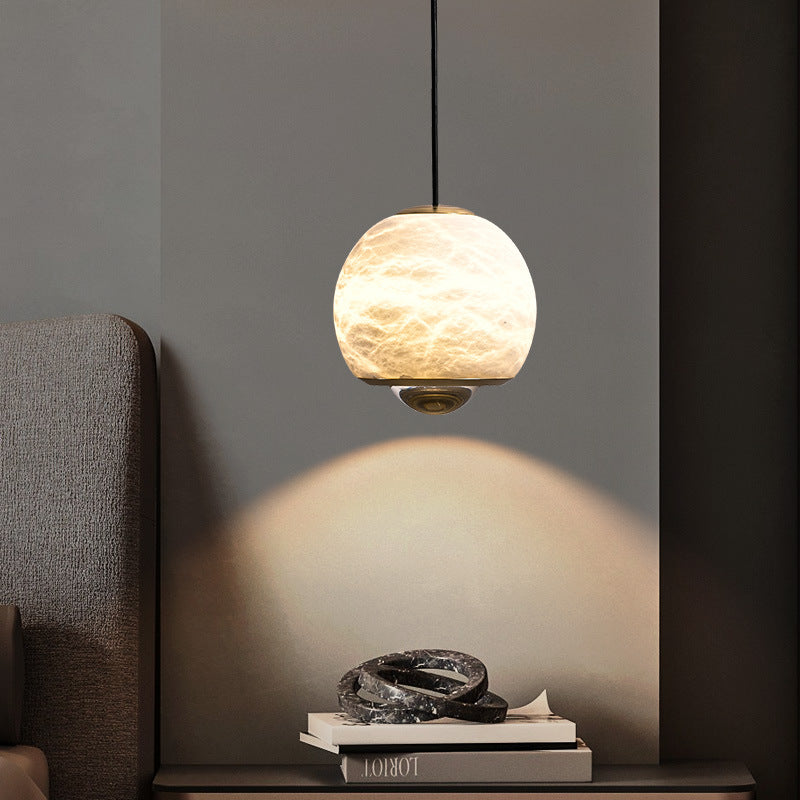 Planet Alabaster Pendant Light