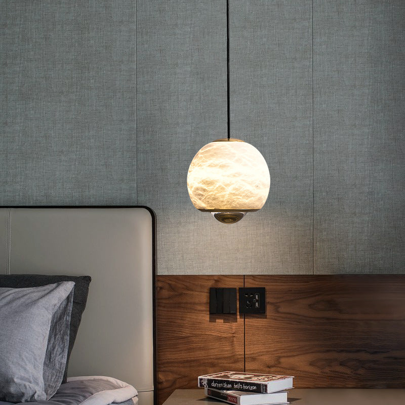 Planet Alabaster Pendant Light