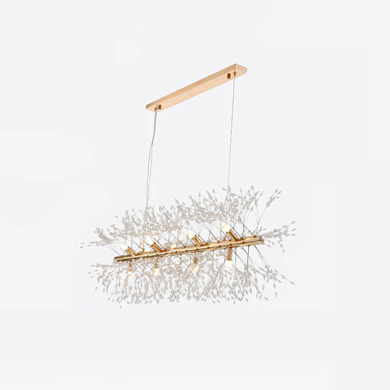 Crystal Blossom Branch Chandelier - Loonglight