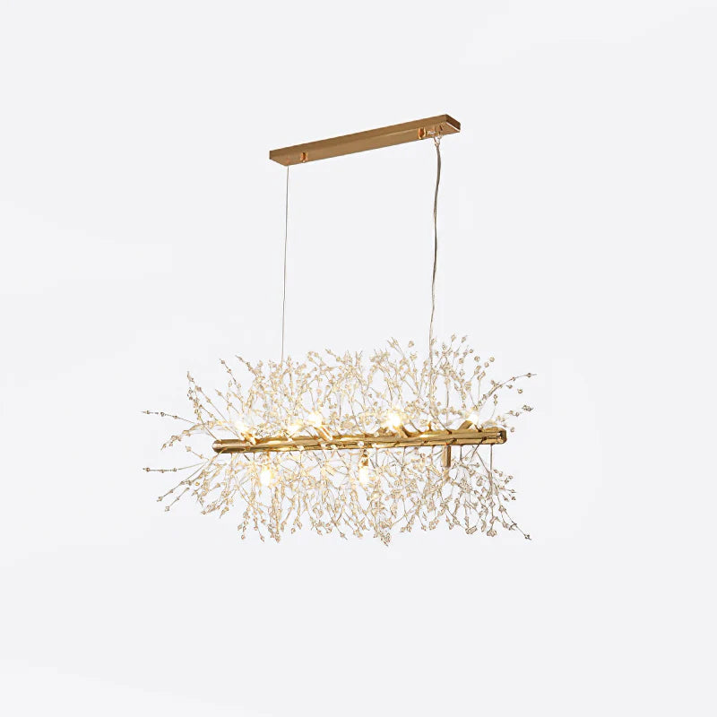 Crystal Blossom Branch Chandelier - Loonglight