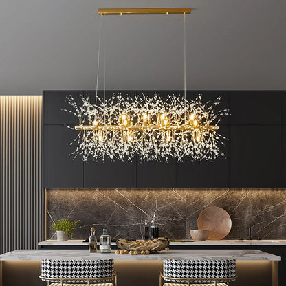 Crystal Blossom Branch Chandelier - Loonglight