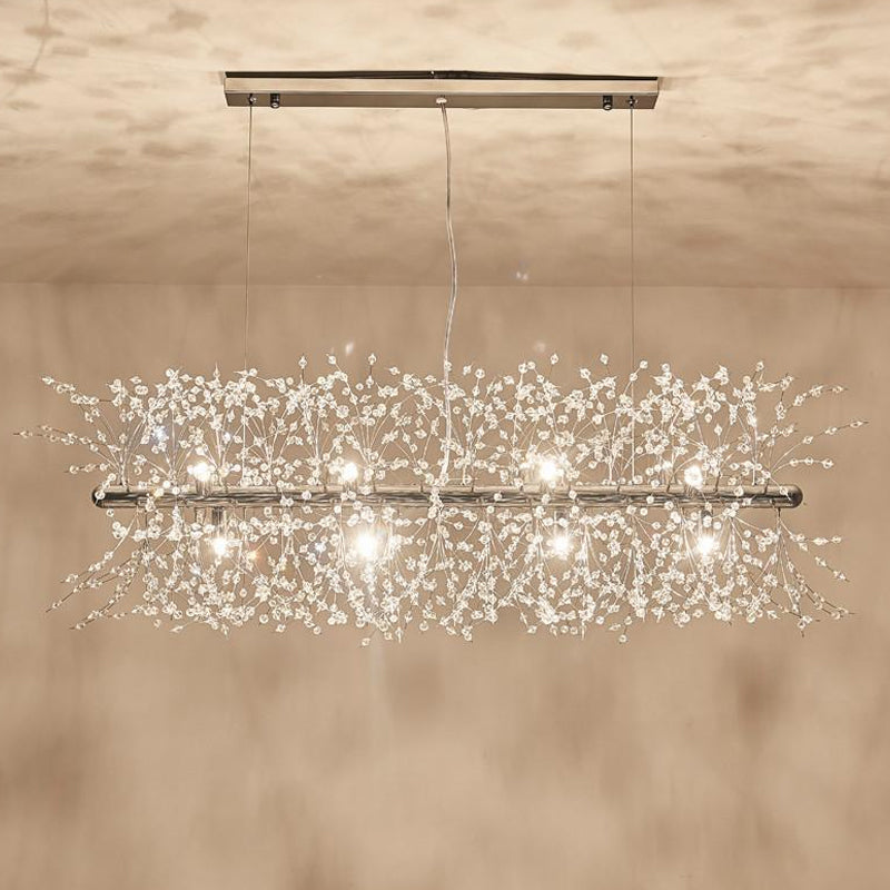 Crystal Blossom Branch Chandelier - Loonglight