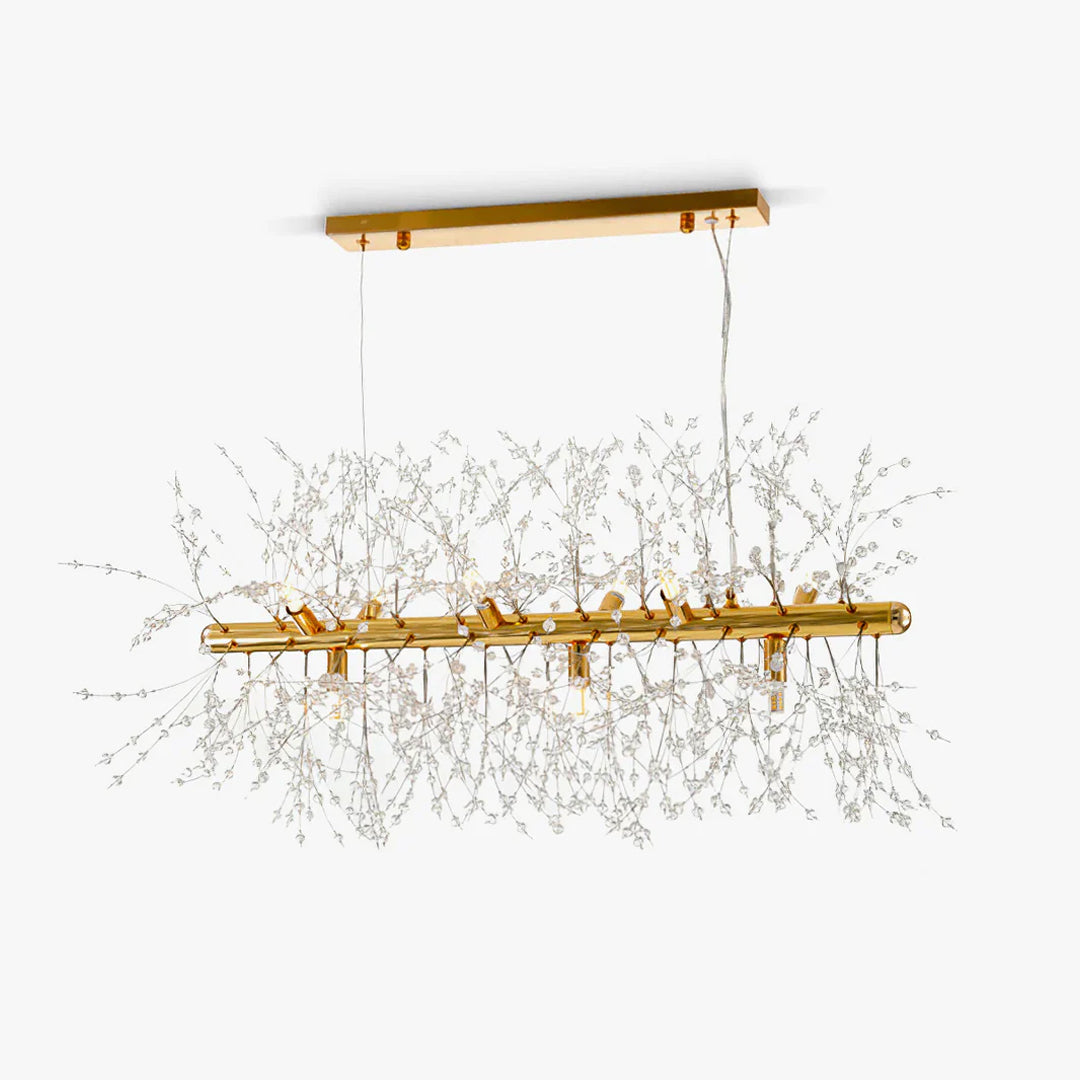 Crystal Blossom Branch Chandelier - Loonglight
