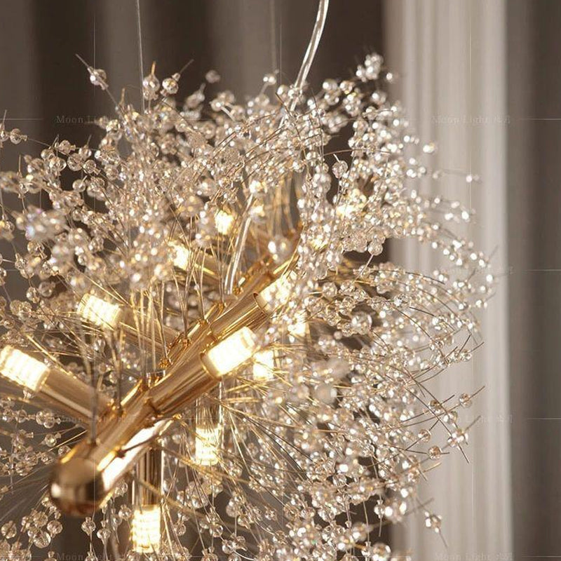 Crystal Blossom Branch Chandelier - Loonglight