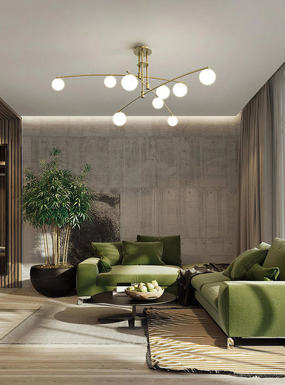 Modern Fishing Rod Chandelier - Loonglight