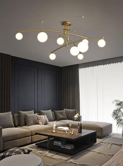 Modern Fishing Rod Chandelier - Loonglight