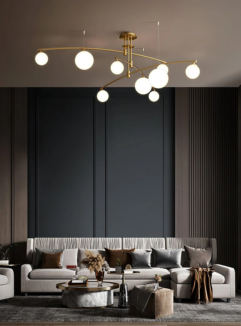 Modern Fishing Rod Chandelier - Loonglight