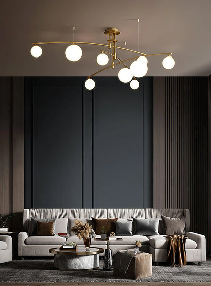 Modern Fishing Rod Chandelier - Loonglight