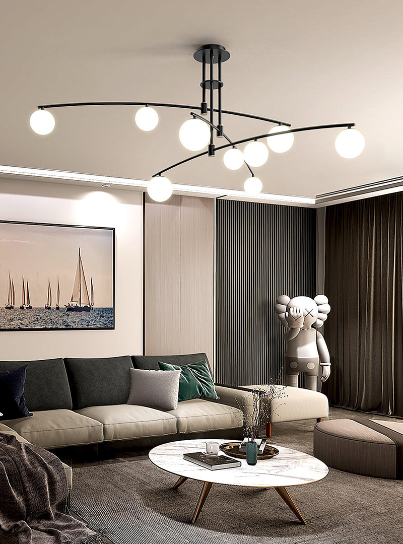Modern Fishing Rod Chandelier - Loonglight