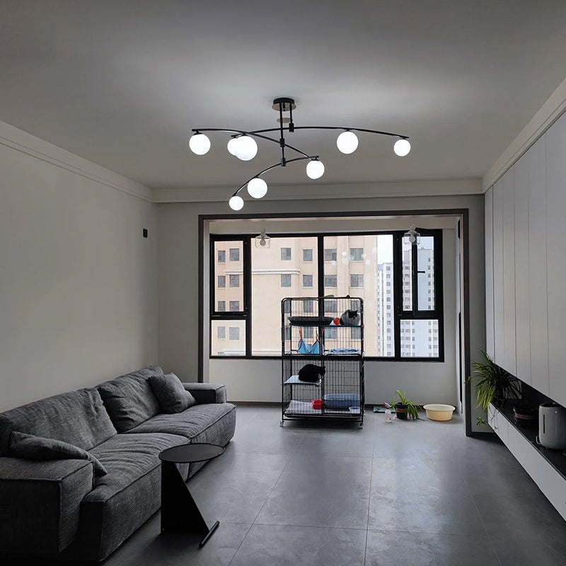 Modern Fishing Rod Chandelier - Loonglight