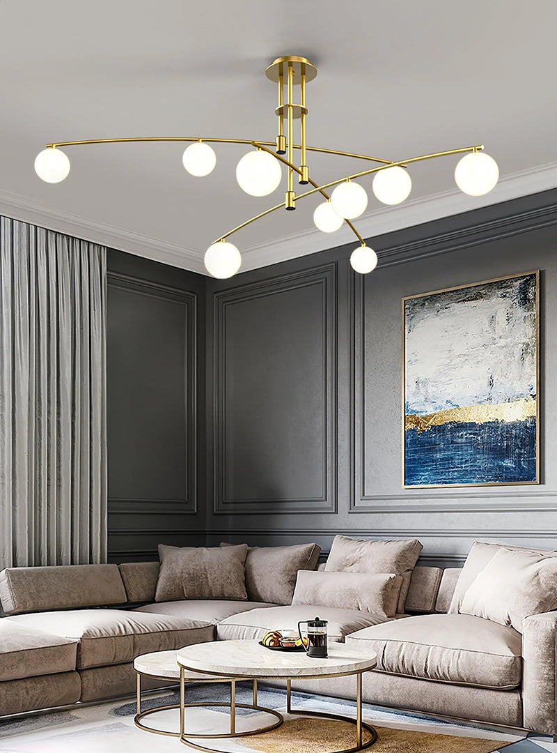 Modern Fishing Rod Chandelier - Loonglight