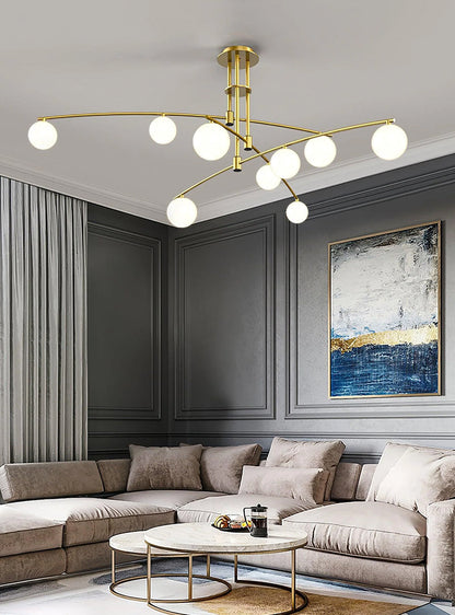 Modern Fishing Rod Chandelier - Loonglight