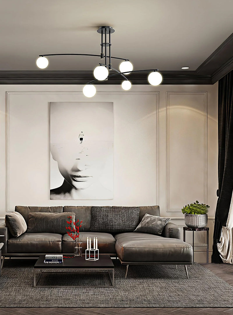 Modern Fishing Rod Chandelier - Loonglight