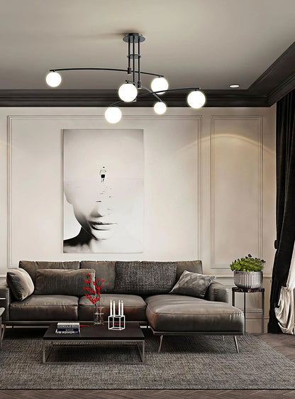 Modern Fishing Rod Chandelier - Loonglight