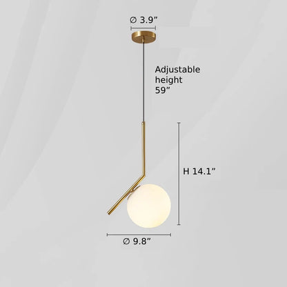 Modern Sphere Glass Chandelier - Loonglight