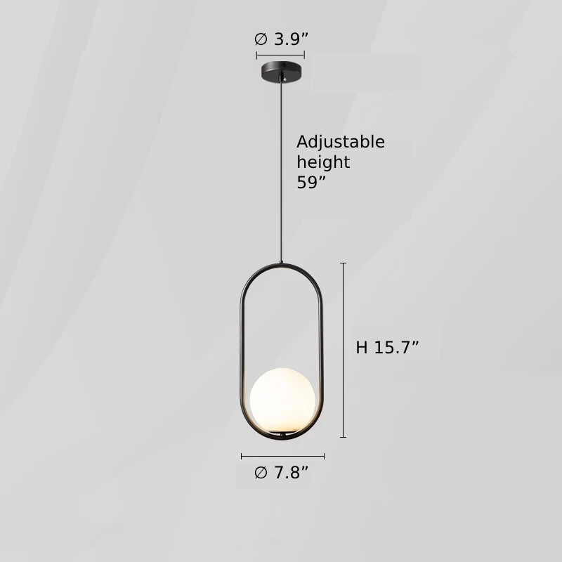 Modern Sphere Glass Chandelier - Loonglight