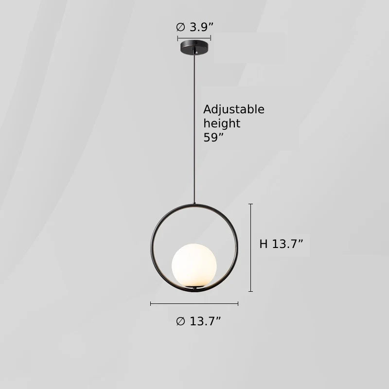 Modern Sphere Glass Chandelier - Loonglight