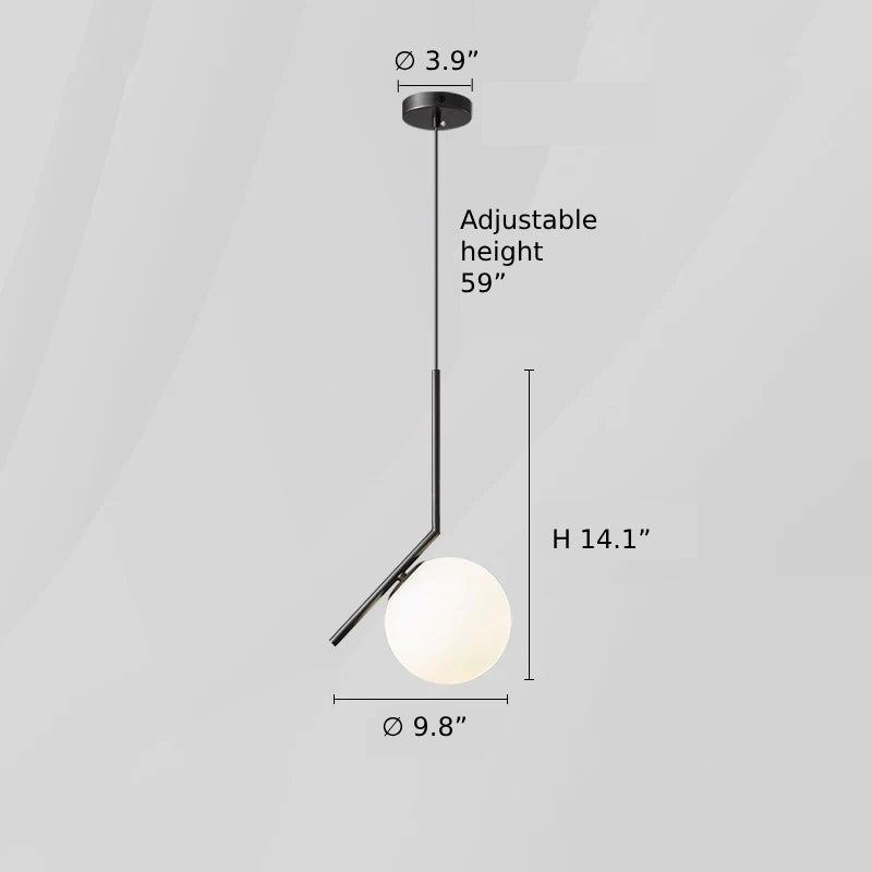 Modern Sphere Glass Chandelier - Loonglight