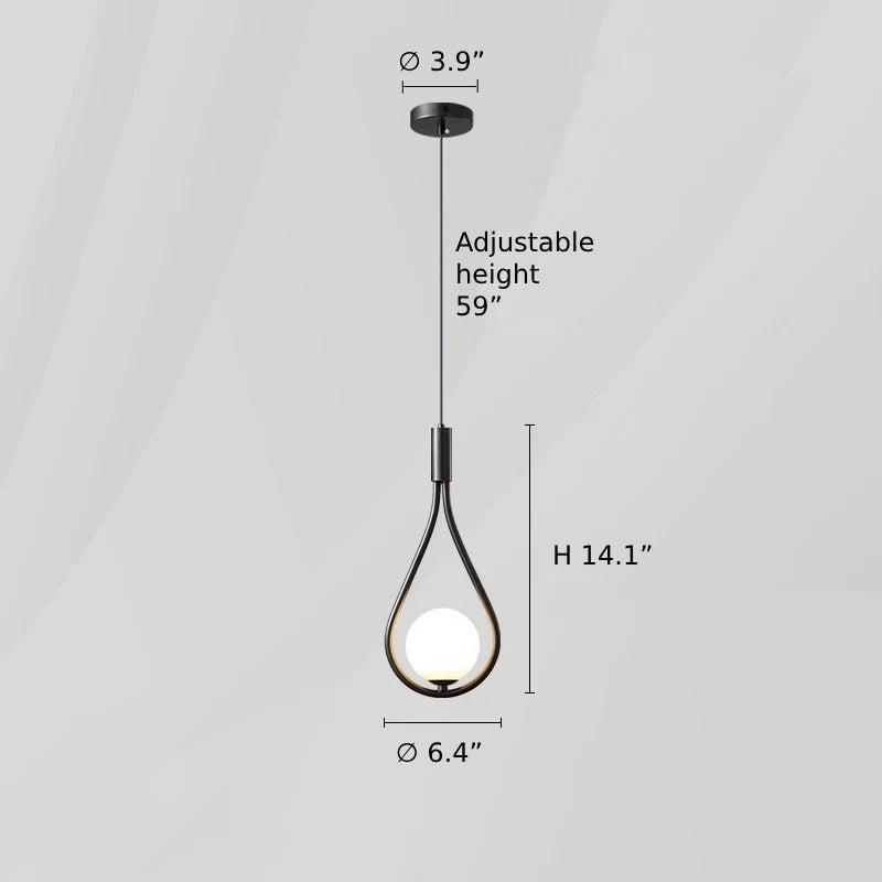 Modern Sphere Glass Chandelier - Loonglight