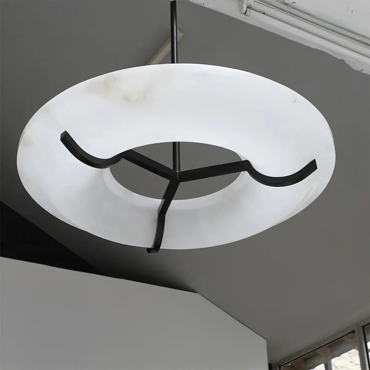 Modern Luna Marbre Chandelier - Loonglight