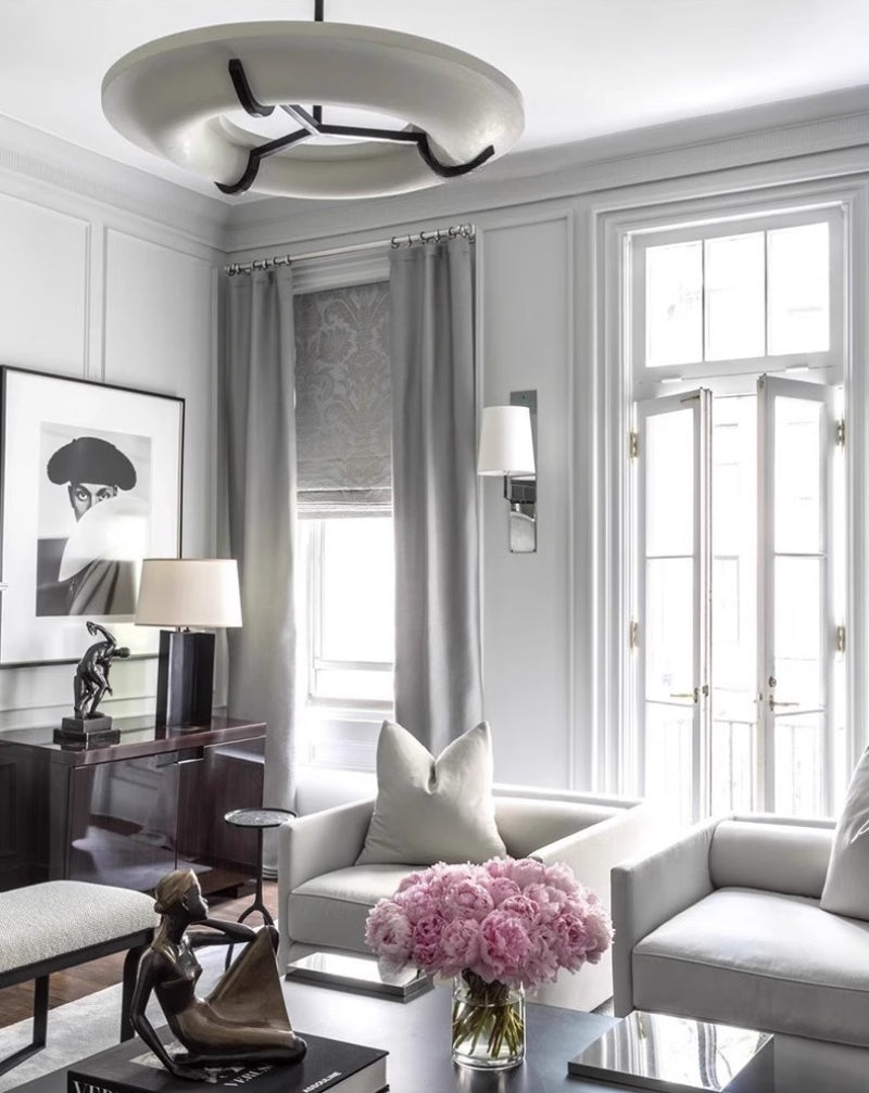 Modern Luna Marbre Chandelier - Loonglight