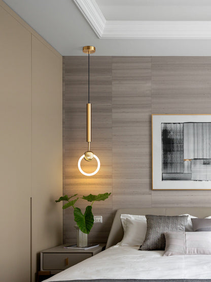 Moderne ring LED hanglamp