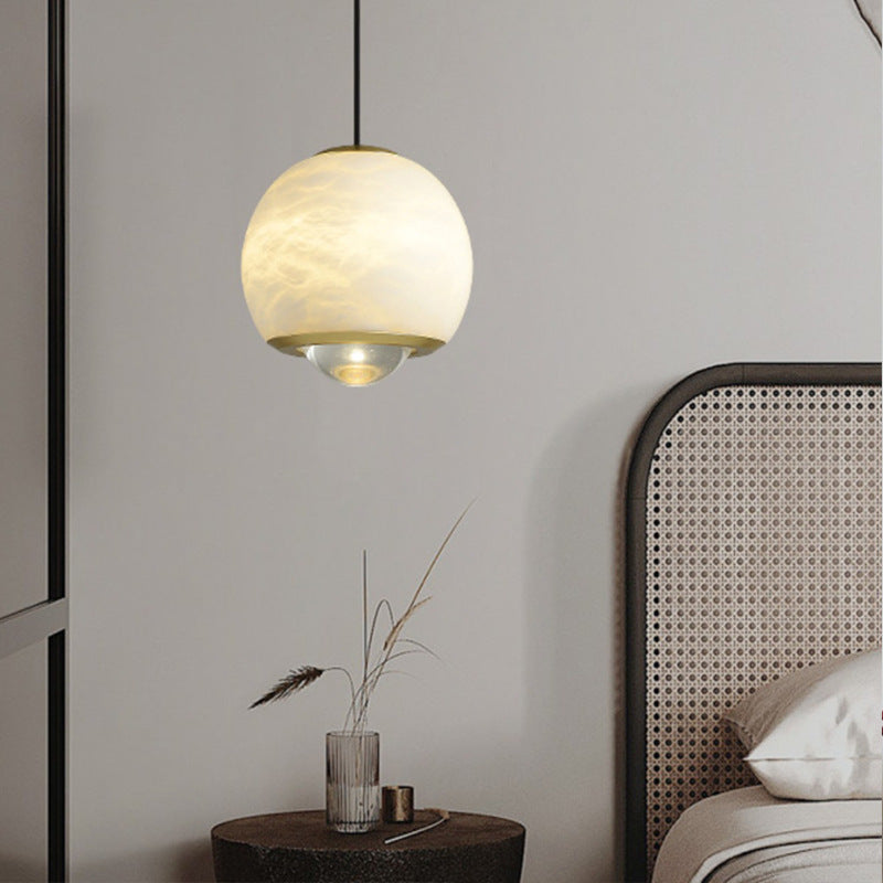 Planet Alabaster Pendant Light