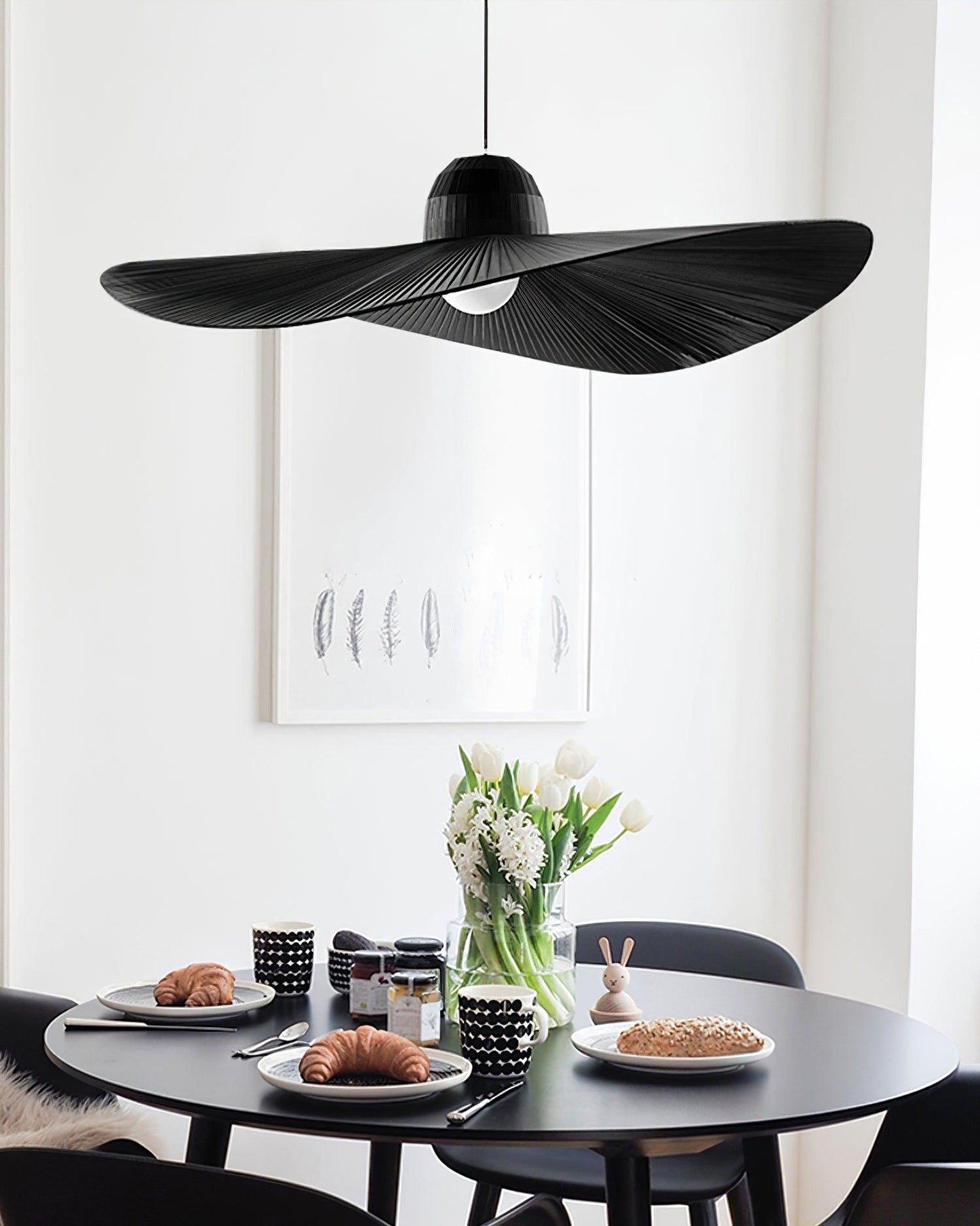 Moire Hat Pendant Light - Loonglight