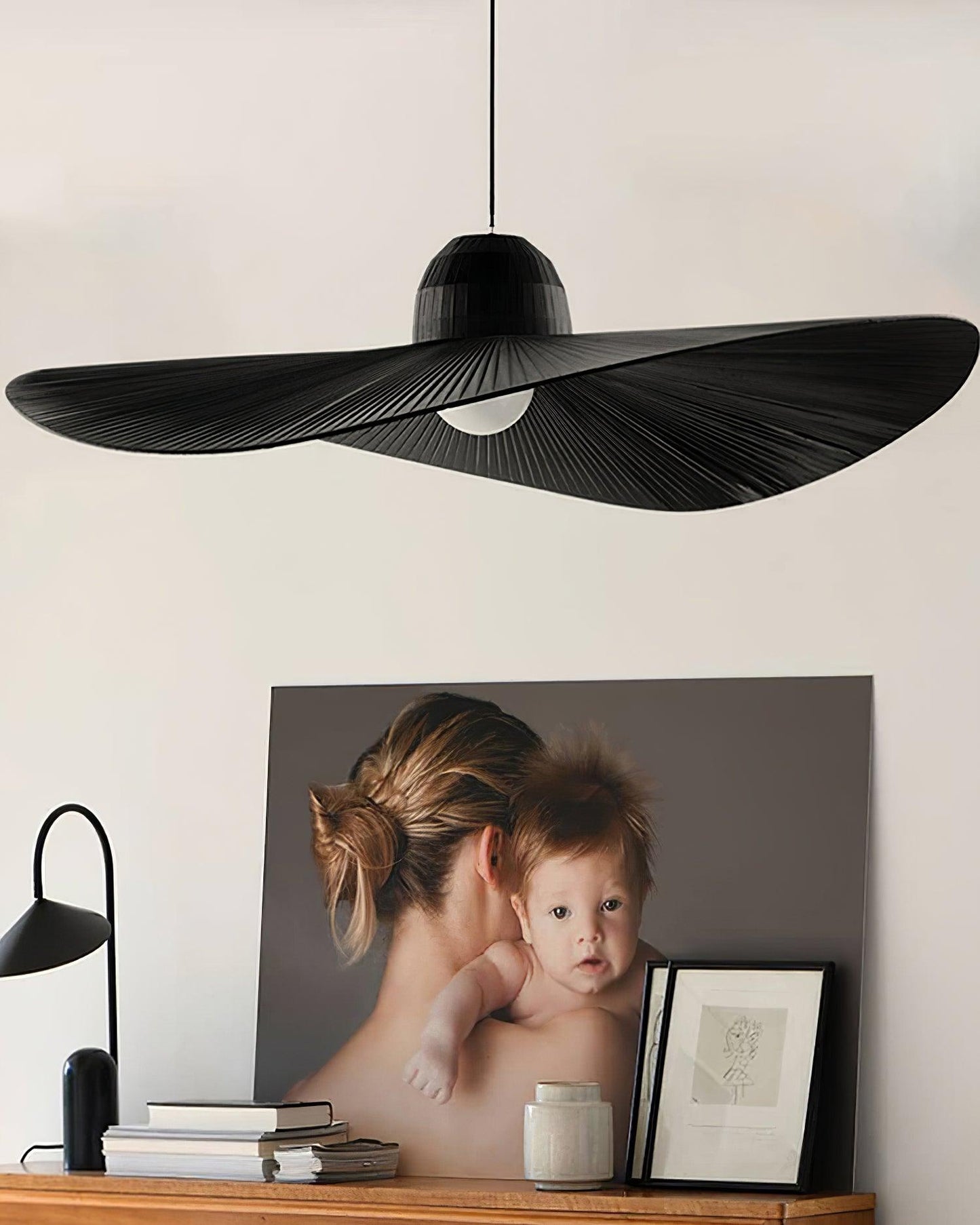 Moire Hat Pendant Light - Loonglight