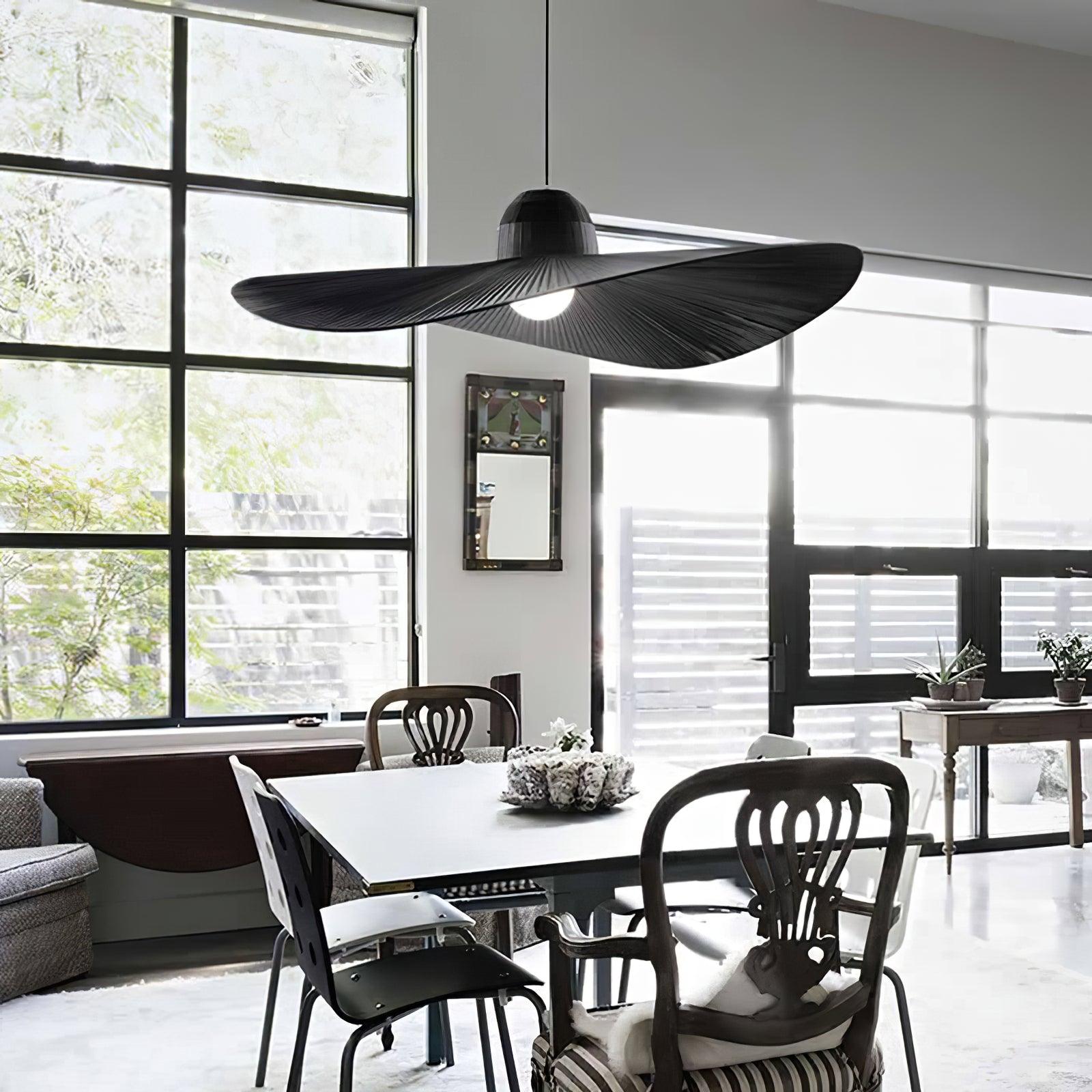 Moire Hat Pendant Light - Loonglight