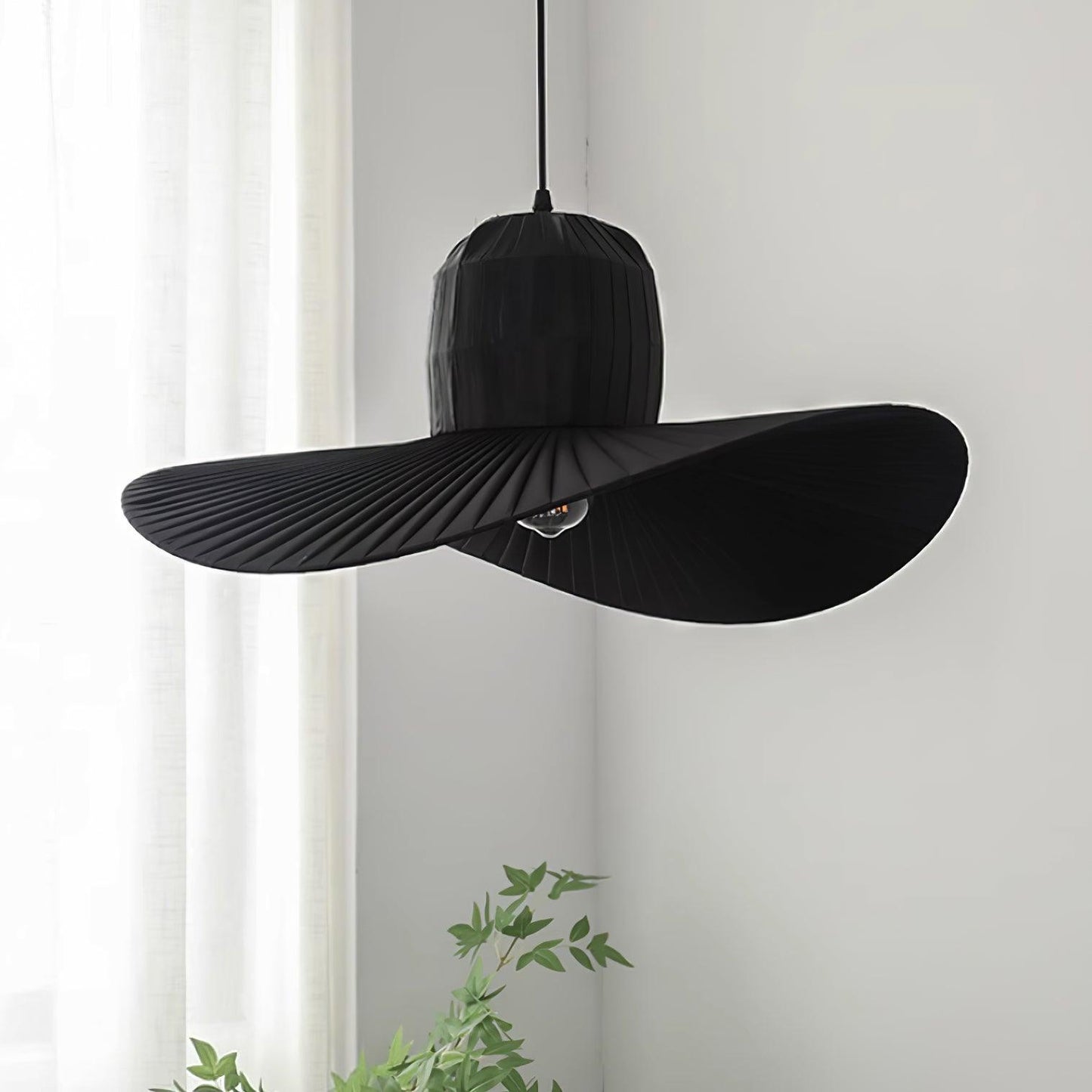 Moire Hat Pendant Light - Loonglight