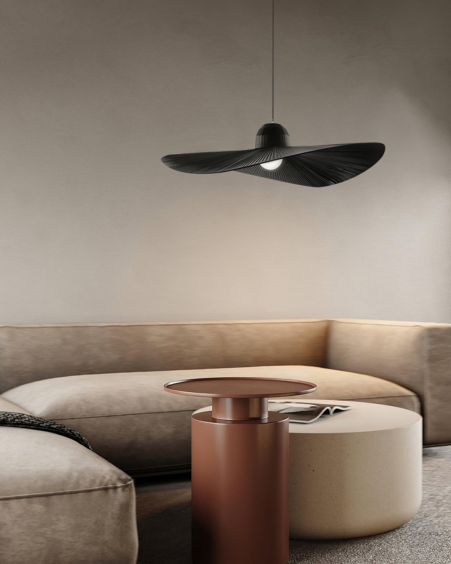 Moire Hat Pendant Light - Loonglight