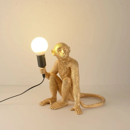 Monkey Table Lamp - Loonglight