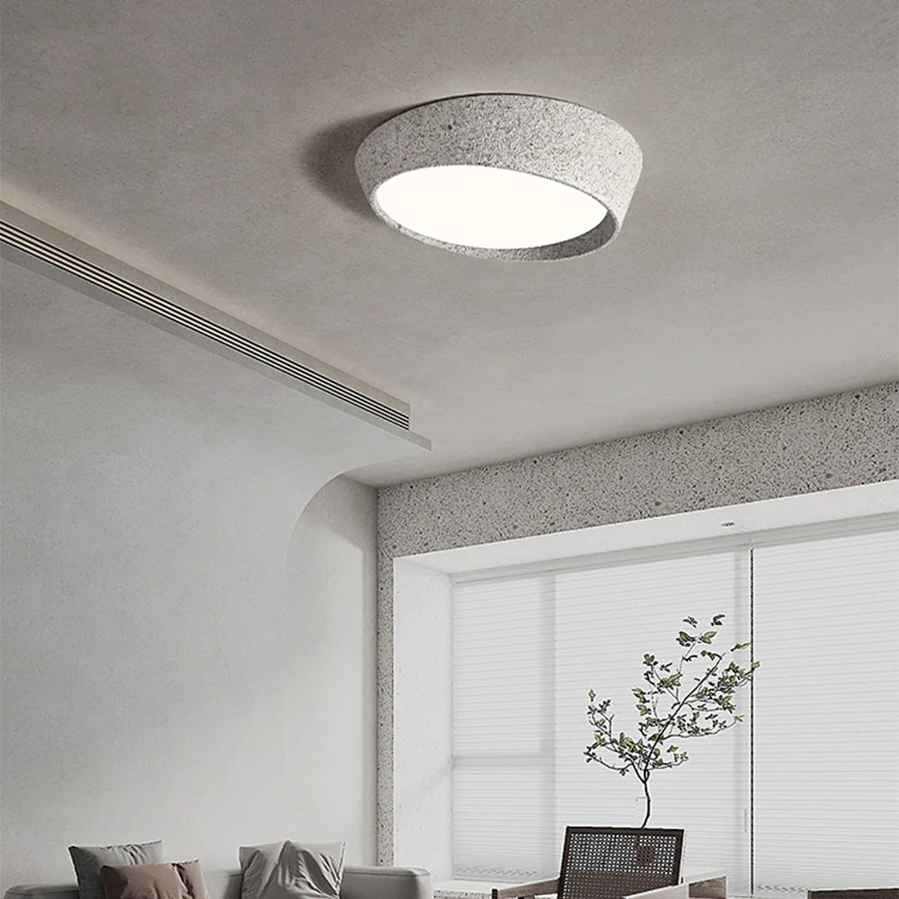 Moon Crater Flush Mount Ceiling Light