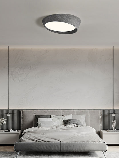 Moon Crater Flush Mount Ceiling Light