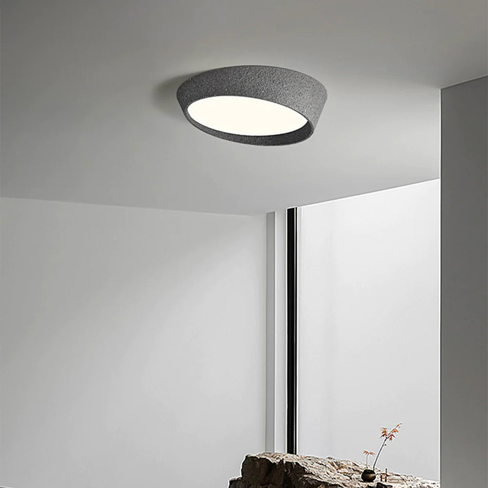 Moon Crater Flush Mount Ceiling Light