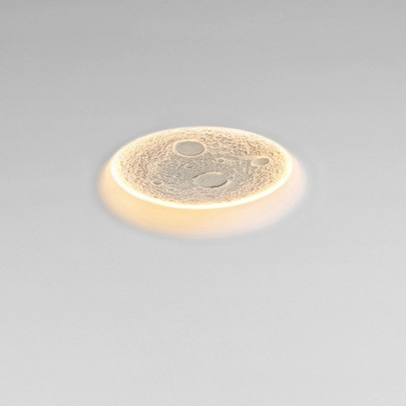 Moon Ring Plaster Wall Lamp