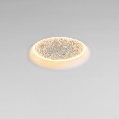 Moon Ring Plaster Wall Lamp