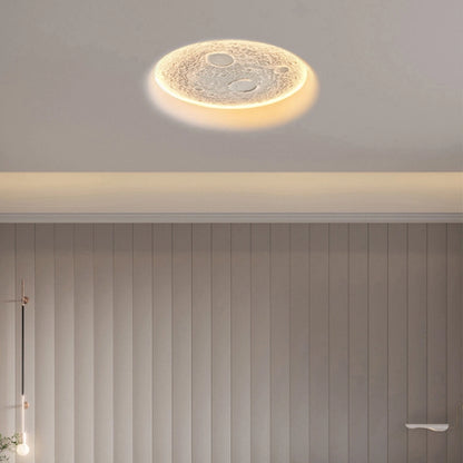 Moon Ring Plaster Wall Lamp