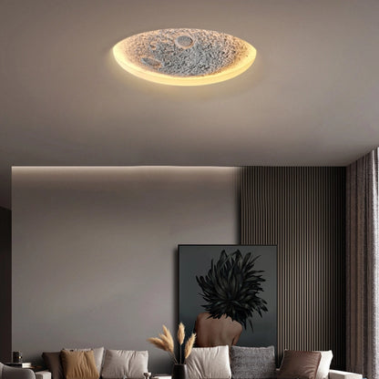 Moon Ring Plaster Wall Lamp