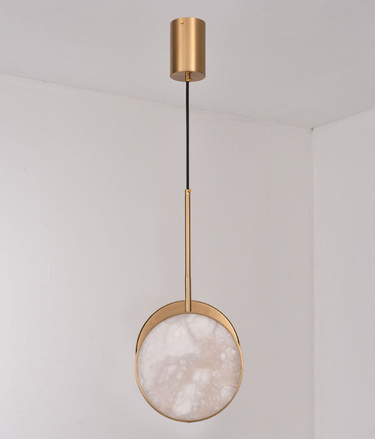 Moonshade Alabaster Pendant Light - Loonglight