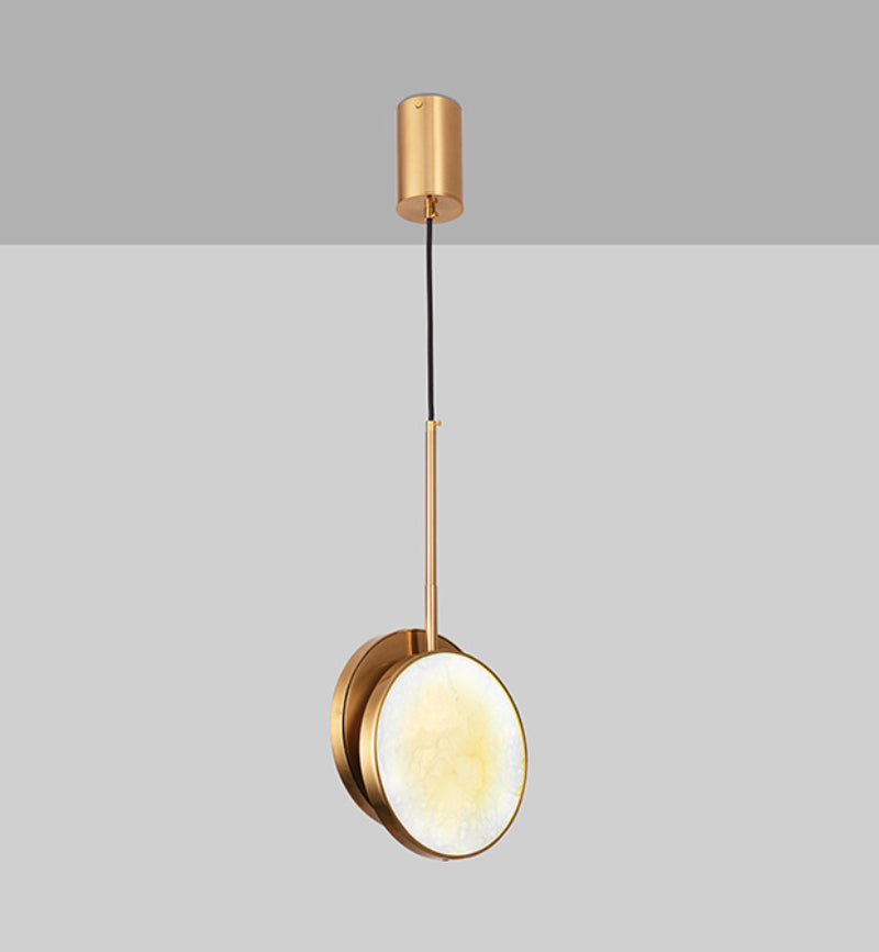 Moonshade Alabaster Pendant Light - Loonglight