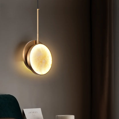 Moonshade Alabaster Pendant Light - Loonglight