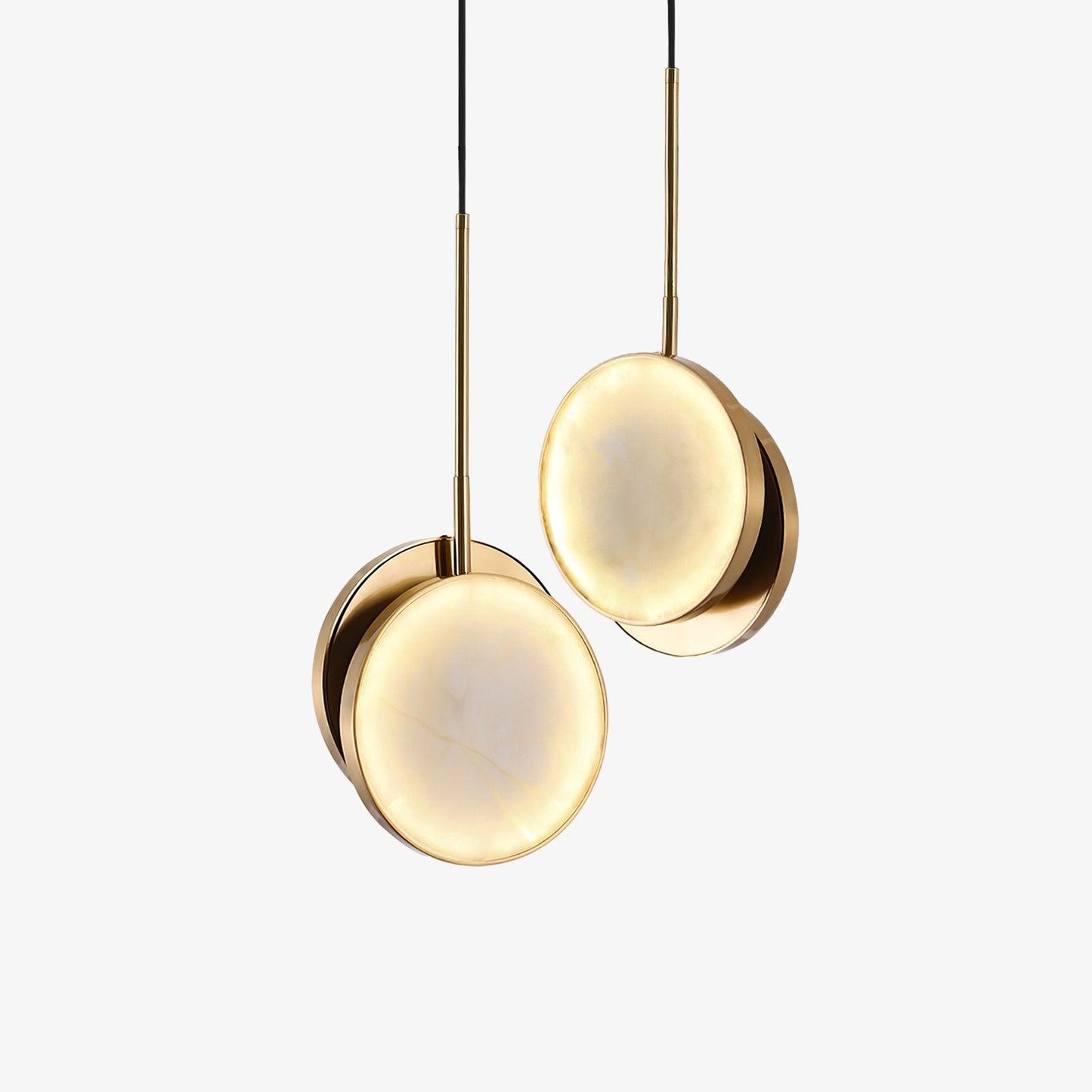 Moonshade Alabaster Pendant Light - Loonglight