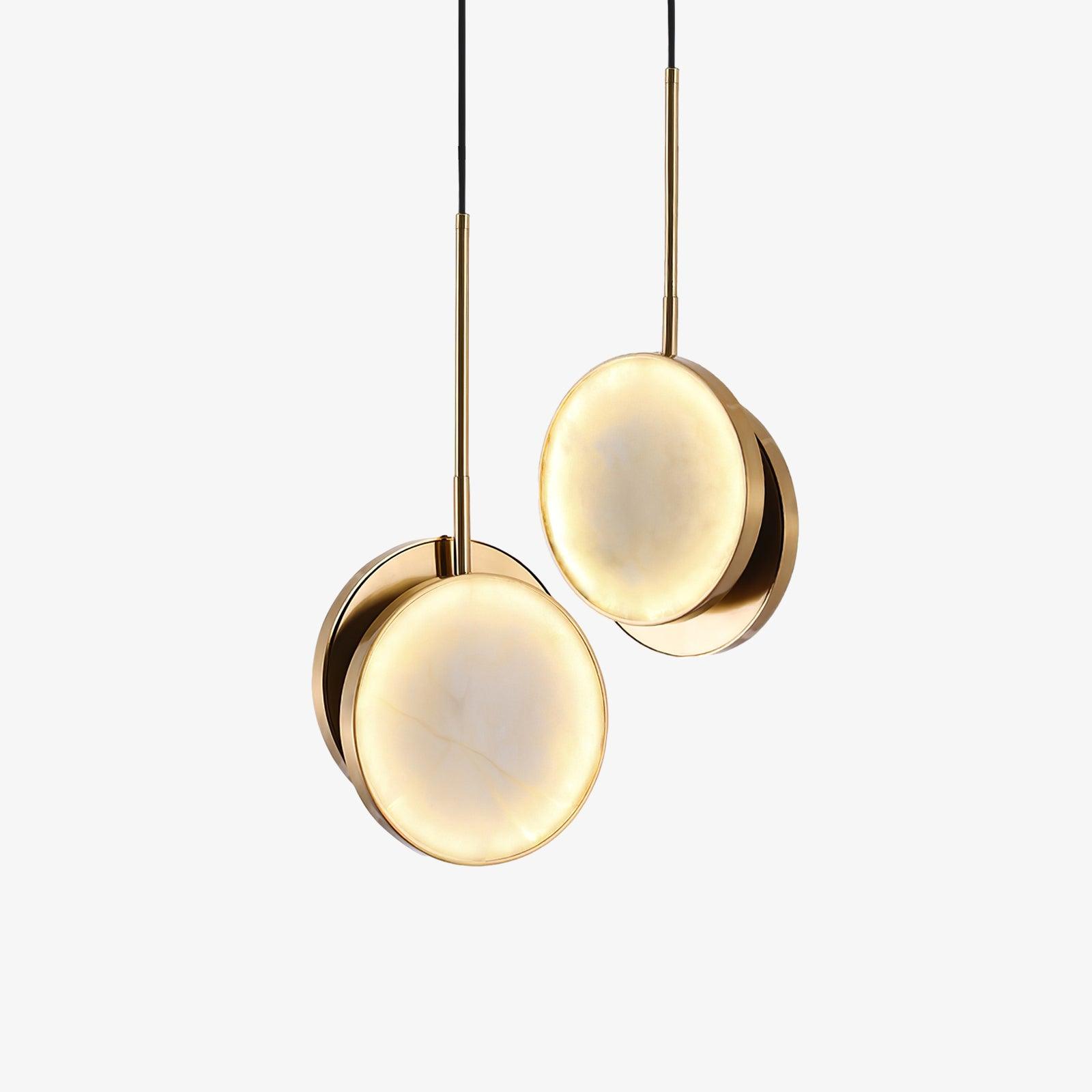 Moonshade Alabaster Pendant Light - Loonglight