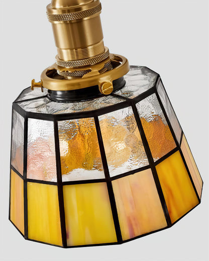 Vintage Stained Glass Wall Lamp