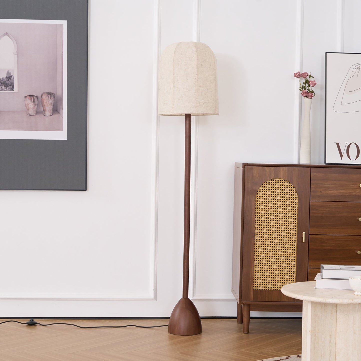 Moxie Wood Floor Lamp - Loonglight