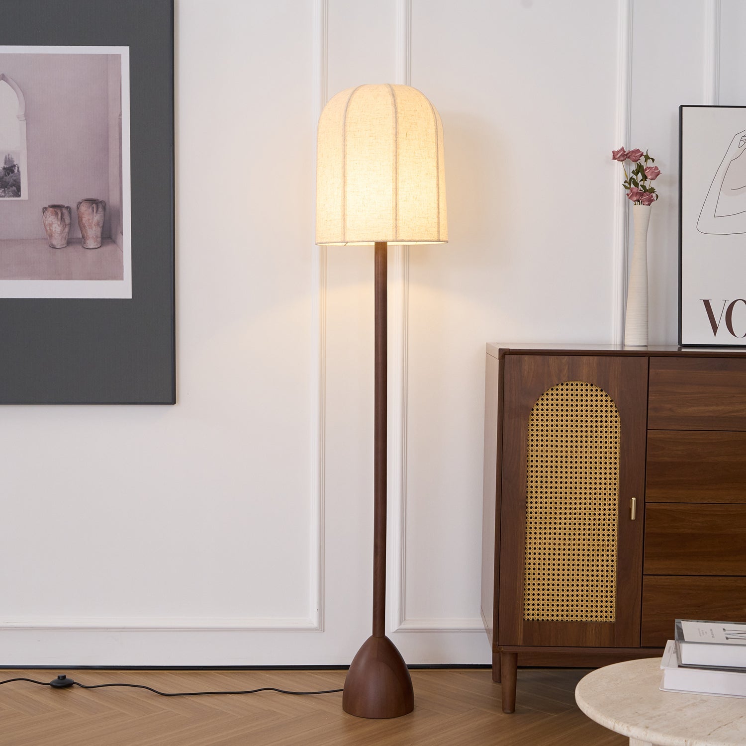 Moxie Wood Floor Lamp - Loonglight