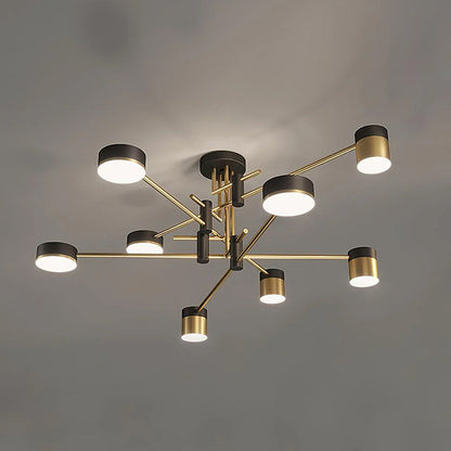 Multi Head Round Chandelier - Loonglight